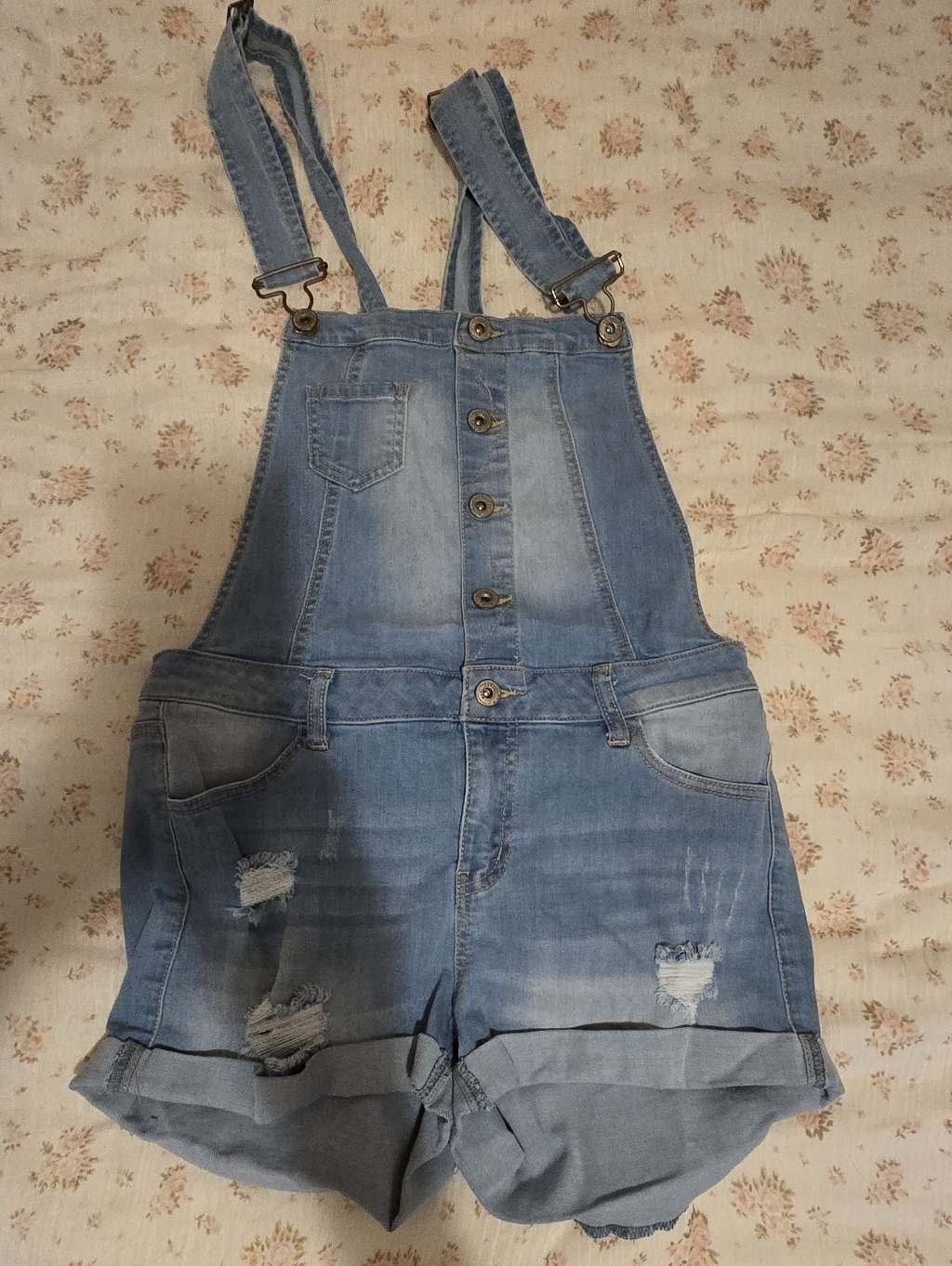 Wax Jean Light Blue Denim Overalls